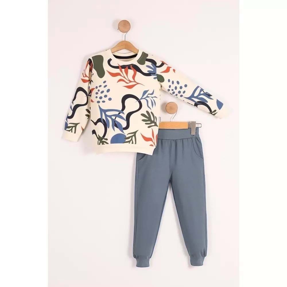 Baskılı Erkek Çocuk Eşofman SB3113