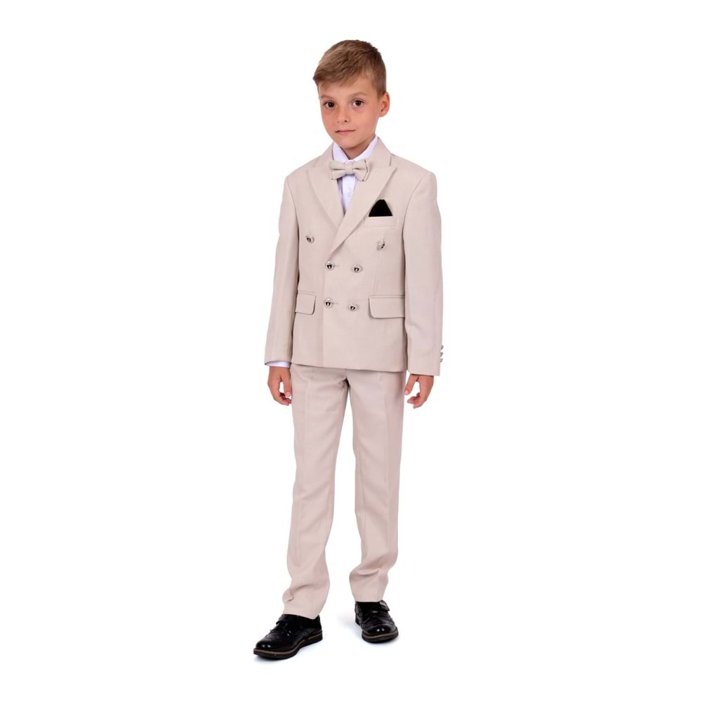 Kruvaze Erkek Çocuk Takım Elbise SB5689