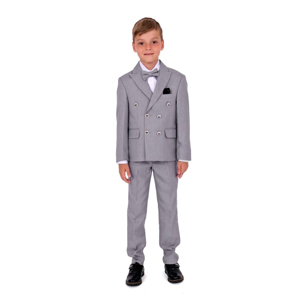 Kruvaze Erkek Çocuk Takım Elbise SB5689