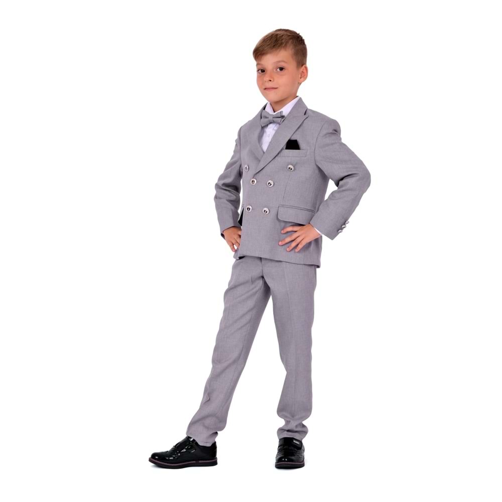 Kruvaze Erkek Çocuk Takım Elbise SB5689