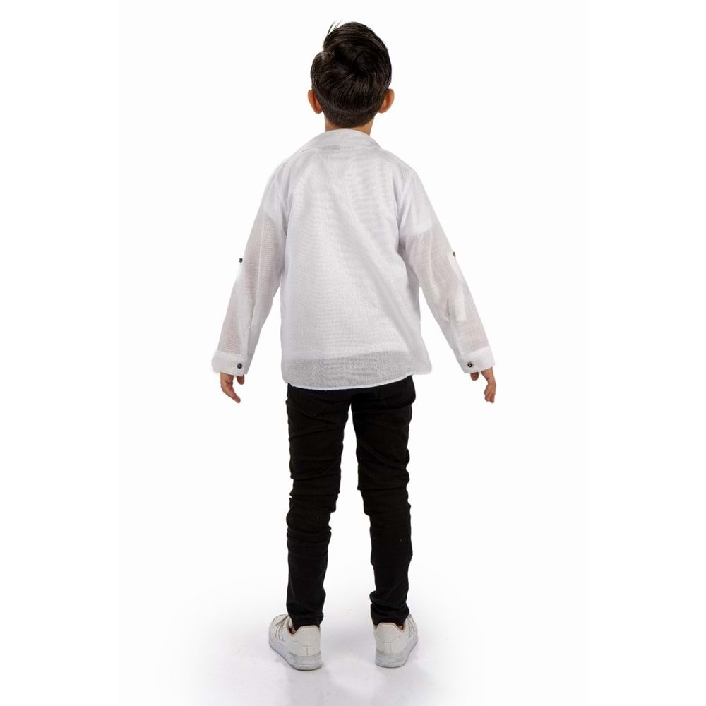 Pantolon , T-Shirt 3Parça Pamuklu Erkek Çocuk Takım SB965