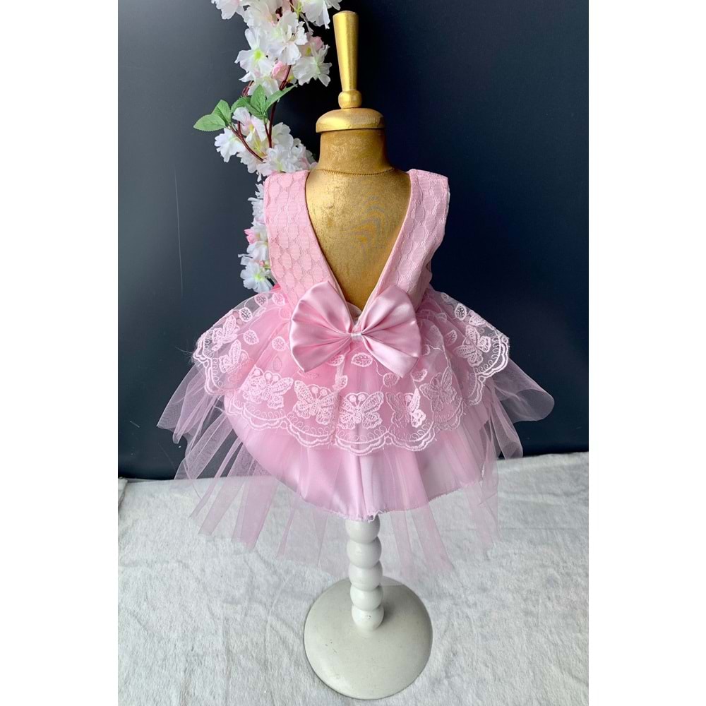 Kız Bebek Dantel Elbise SB159