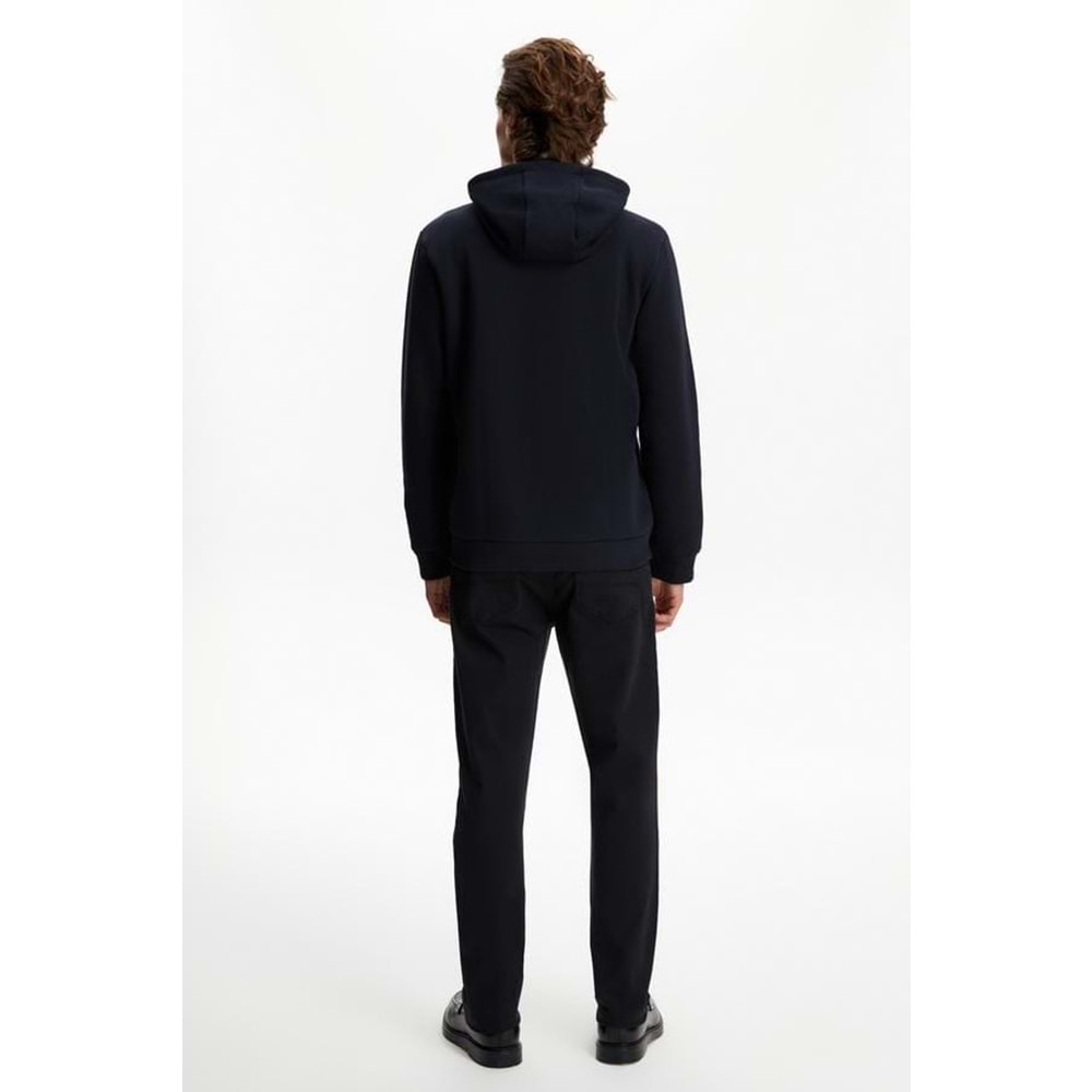 Erkek Fit Kesim İçi Polarlı 2 İplik Kapüşonlu Sweatshirt