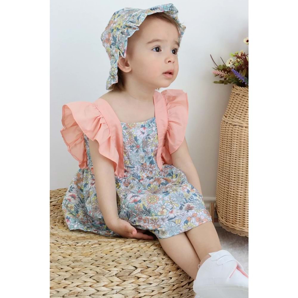 Pamuklu Çıtır Kız Bebek Elbise