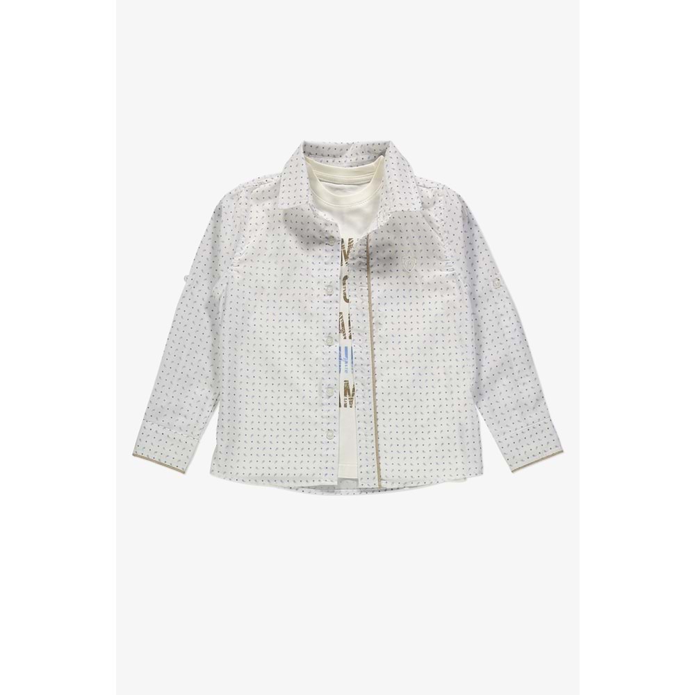 Erkek Çocuk Gömlekli 3lü Takım