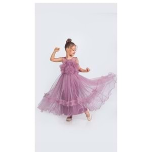 Tütülü Uzun Etekli Kız Abiye SB670