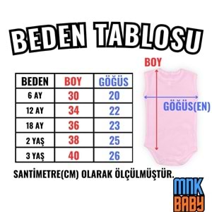 Sevimli Kedi Baskılı Bebek Body SB683