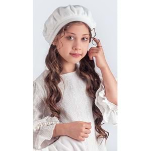 Kız Çocuk Şapka, Çanta, Çorap Ve Uzun Kol Elbise SB704