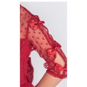 Kız Çocuk Dantel Kumaş Uzun Kol Elbise SB707