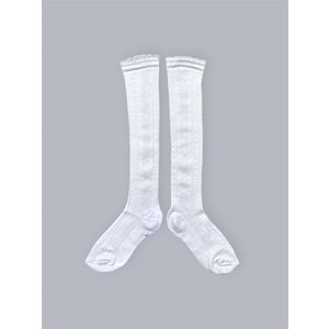 Desenli Dizaltı Çorap Kız Çocuk Çorap SB709