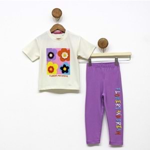 Kız Çocuk Taytlı Yazlık Takım SB713