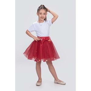 Tül Kız Kurdelalı Çocuk Etek SB726