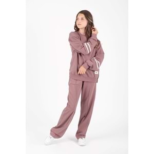 Kız Çocuk Çıtçıtlı Tarz Eşofman Takım