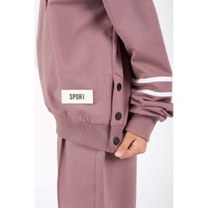 Kız Çocuk Çıtçıtlı Tarz Eşofman Takım