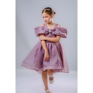 Kız Çocuk Kuyruklu Kristal Abiye