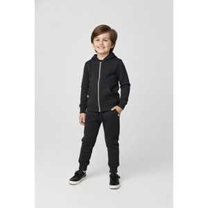 2iplik Erkek Çocuk Kapüşonlu Eşofman Takım M00765