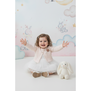 Kız Bebek Bolerolu Tütülü Elbise
