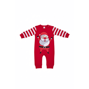 Yılbaşı Çıt Çıt Kapamalı Bebek Tulum M00775