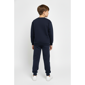 Baskısız, Cepli Çocuk 2 İplik Pijama Takımı M00776