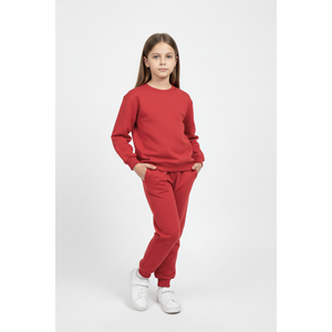 Baskısız, Cepli Çocuk 2 İplik Pijama Takımı M00776