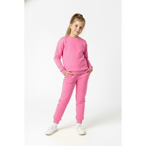 Baskısız, Cepli Çocuk 2 İplik Pijama Takımı M00776