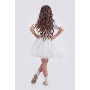 Baskılı Kız Çocuk Çocuk Byramı Tütü Etek