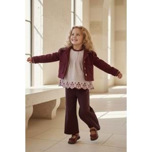 Kız Çocuk Ceketli Gömlekli Takım