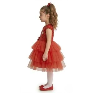 Bayraklı Kız Çocuk Tören Elbise