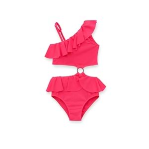 Kız Çocuk Desenli Deniz ve Havuz Bikini Mayo M00815