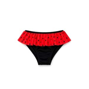 Kız Çocuk Desenli Deniz ve Havuz Bikini Mayo M00815