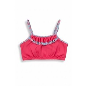 Kız Çocuk Desenli Deniz ve Havuz Bikini Mayo M00815