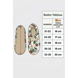 Bebek Çocuk Kaydırmaz Tabanlı Deniz Ayakkabısı M00832