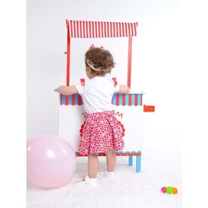 Elma Kız Bebek Badili Etekli Takım