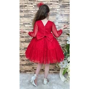 Kız Çocuk Kt-kt Dantel Kız Çocuk Elbise SB306