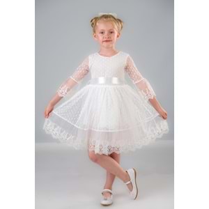 Dantel Kız Çocuk Elbise SB327