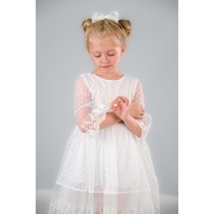 Dantel Kız Çocuk Elbise SB327