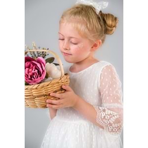 Dantel Kız Çocuk Elbise SB327