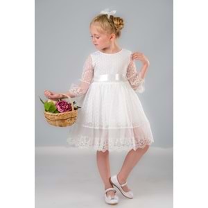 Dantel Kız Çocuk Elbise SB327