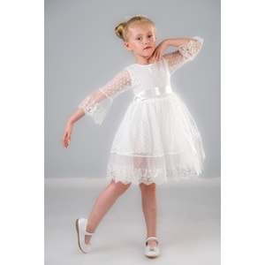 Dantel Kız Çocuk Elbise SB327