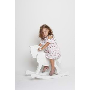 Pamuk Yazlık Rahat Kalıp Kız Çocuk Elbise SB406