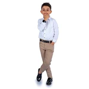 Erkek Çocuk Gömlek, Gabardin Pantolon Kombin Takım SB422
