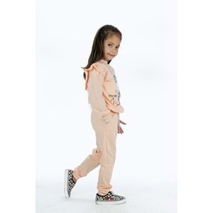 Kız Çocuk Baskılı Eşofman Takım