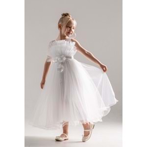 Organze Kumaş Kız Çocuk Abiye SB475