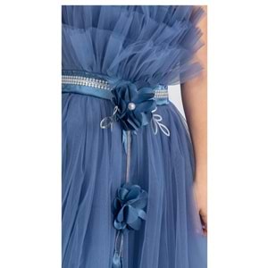 Organze Kumaş Kız Çocuk Abiye SB475