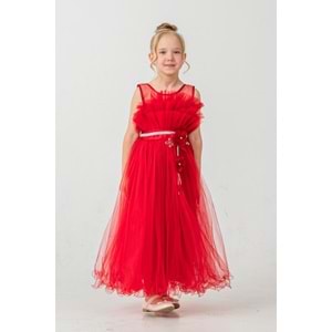 Organze Kumaş Kız Çocuk Abiye SB475