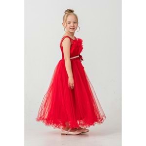 Organze Kumaş Kız Çocuk Abiye SB475