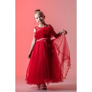 Organze Kumaş Kız Çocuk Abiye SB475
