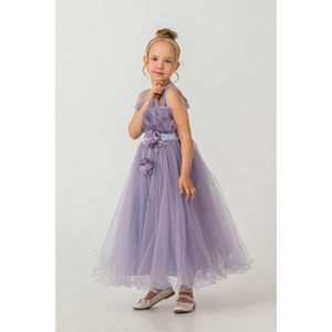 Organze Kumaş Kız Çocuk Abiye SB475