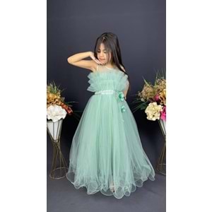 Organze Kumaş Kız Çocuk Abiye SB475