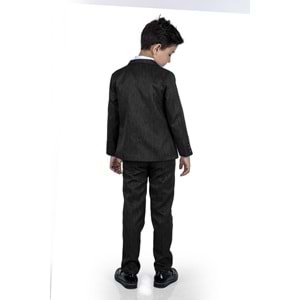 Erkek Çocuk Yelek, Pantolon , Gömlek , Papyon ve Caket Tam Takım Elbise SB523